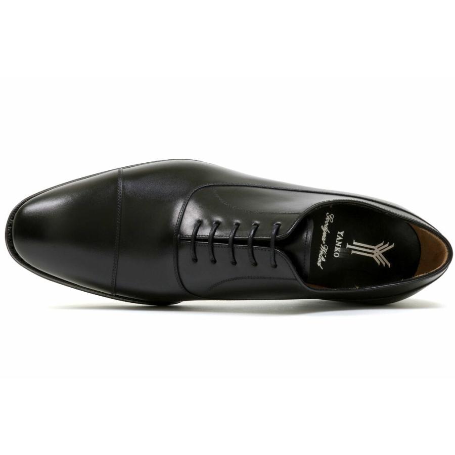 YANKO 黒 ストレートチップ　革靴　新品 美品 YANKO ヤンコ ストレートチップ 革靴 ビジネスシューズ 26.5