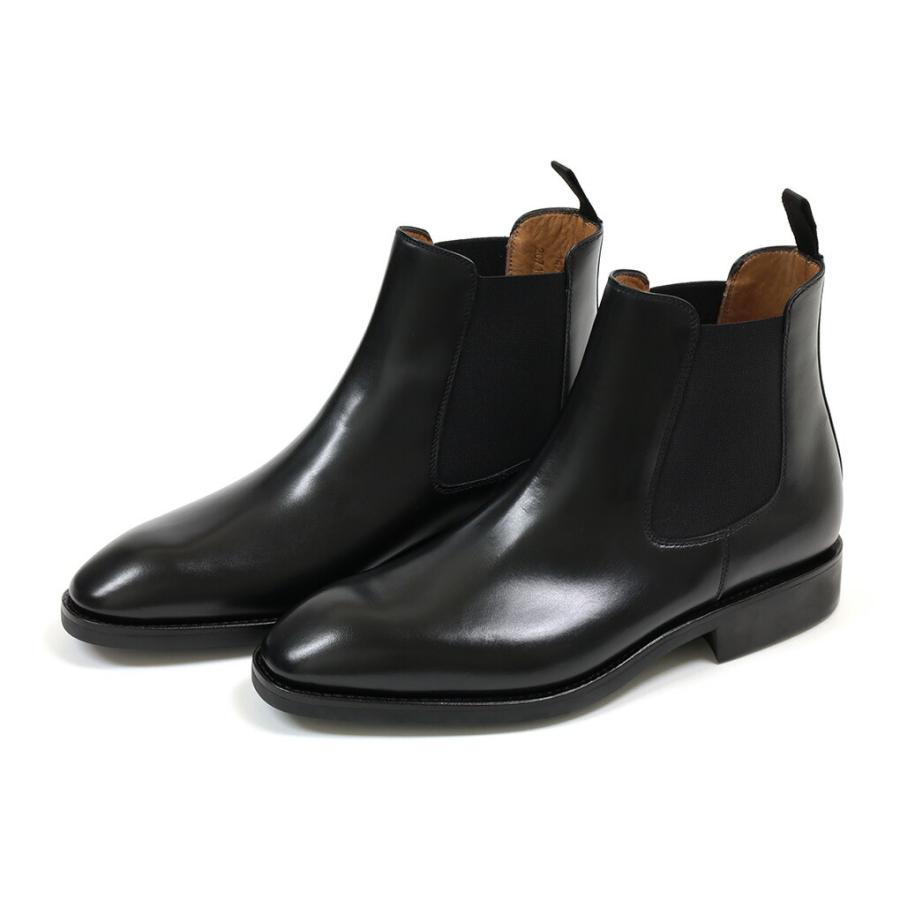 ヤンコ サイドゴアブーツ ブラック YANKO 14766 BLACK : CRISPIN ヤンコ サイドゴアブーツ ブラック YANKO 14766 BLACK : CRISPIN