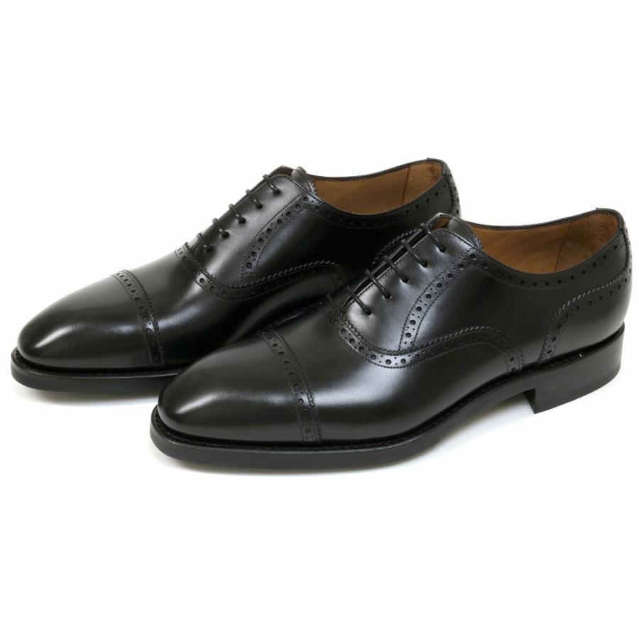 上品な YANKO ヤンコ カーフレザー ストレートチップ クオーター