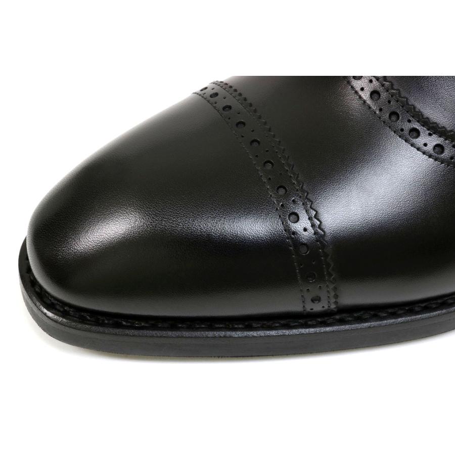 ヤンコ クォーターブローグ ブラック （YANKO 14794 BLACK） : CRISPIN 