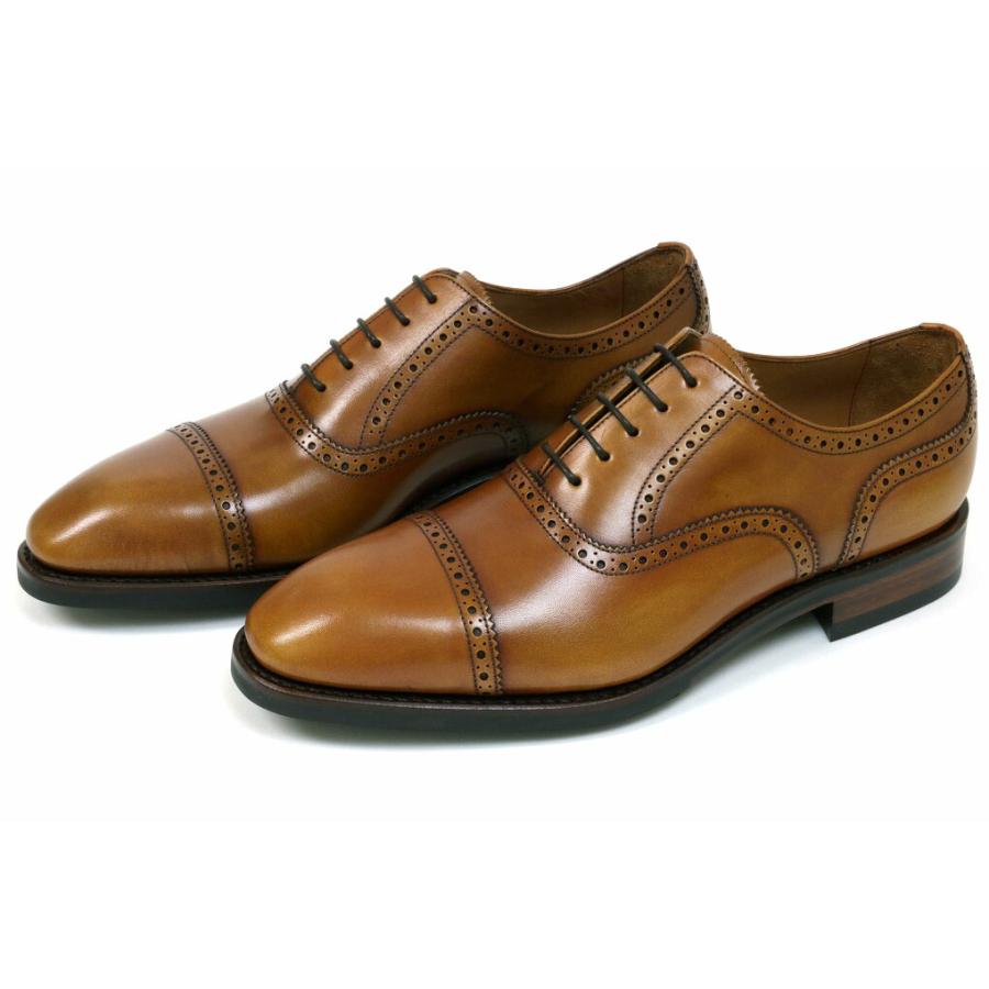 ヤンコ クォーターブローグ ライトブラウン （YANKO 14794 LIGHT BROWN 