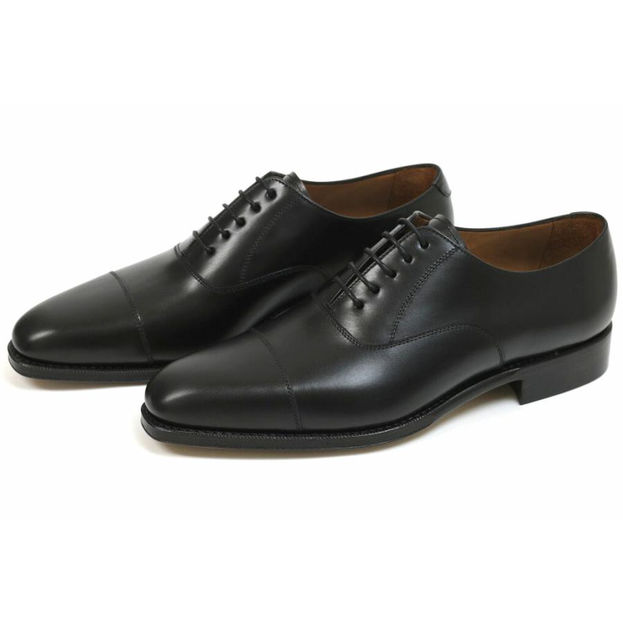 美品 YANKO ヤンコ 革靴 ストレートチップ 内羽根 ブラック 8 ヤンコ ストレートチップ ブラック （YANKO 14821 BLACK） : CRISPIN