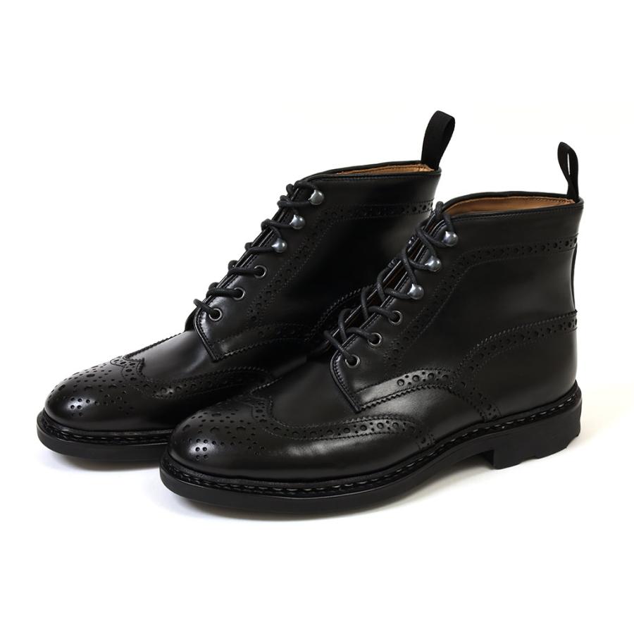 42ND ロイヤルハイランド エクスプローラー ブローグブーツ ブラック