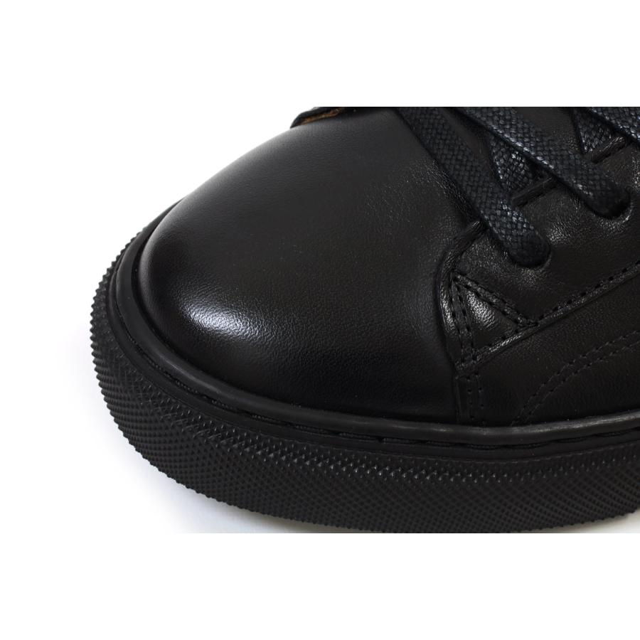 Amb レースアップスニーカー ブラックレザー Amb CLIVE SAUVAGE BLACK
