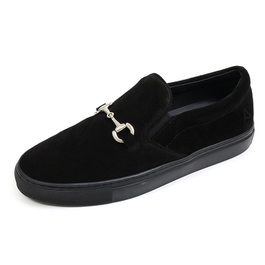 Amb ビットスリッポン ブラックスエード Amb SADOL-G CROUTE BLACK 