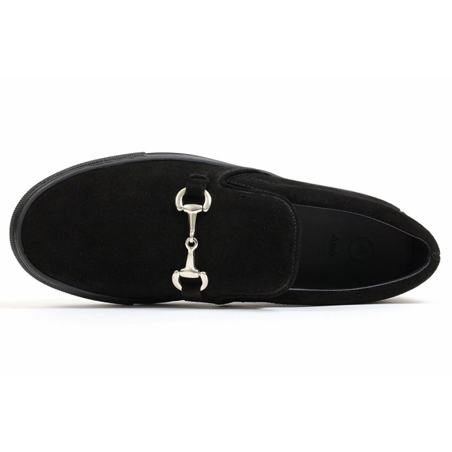 Amb ビットスリッポン ブラックスエード Amb SADOL-G CROUTE BLACK 
