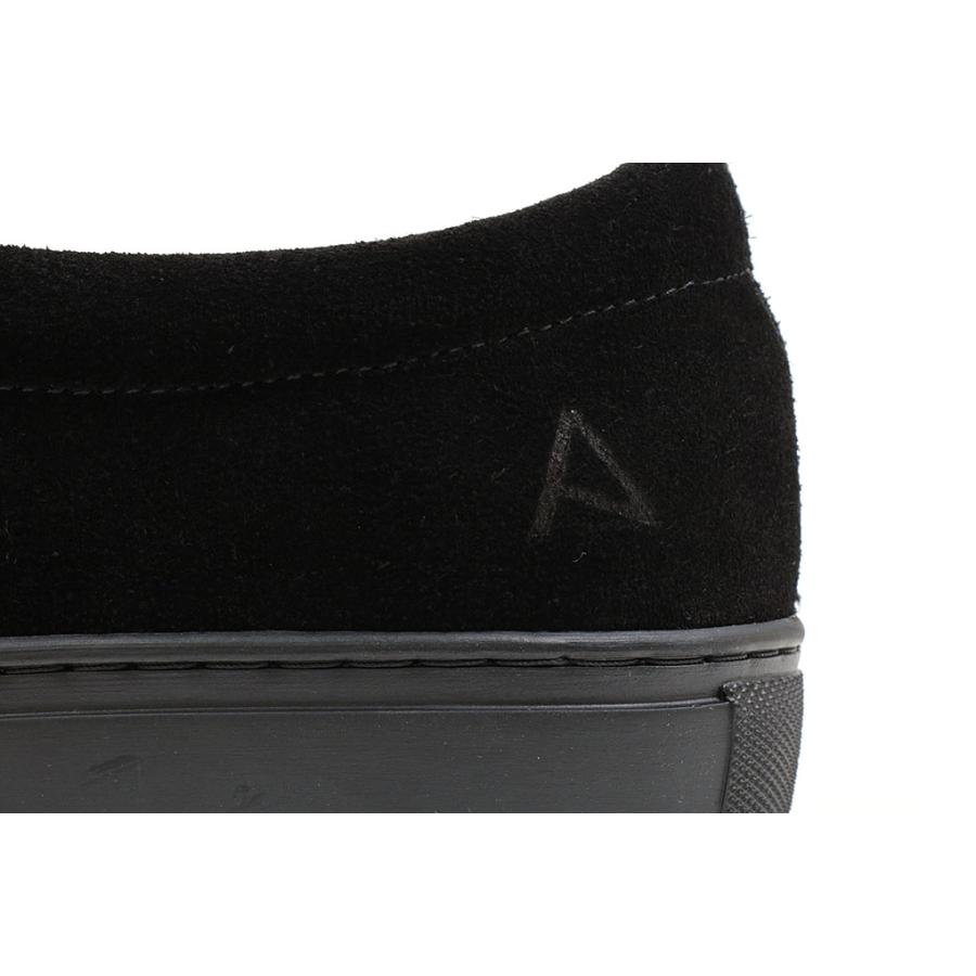 Amb ビットスリッポン ブラックスエード Amb SADOL-G CROUTE BLACK 
