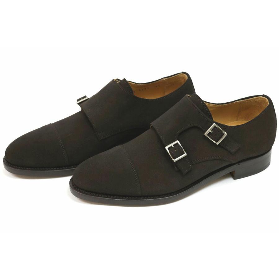 バーウィック ダブルモンク ダークブラウンスエード （Berwick 3637  