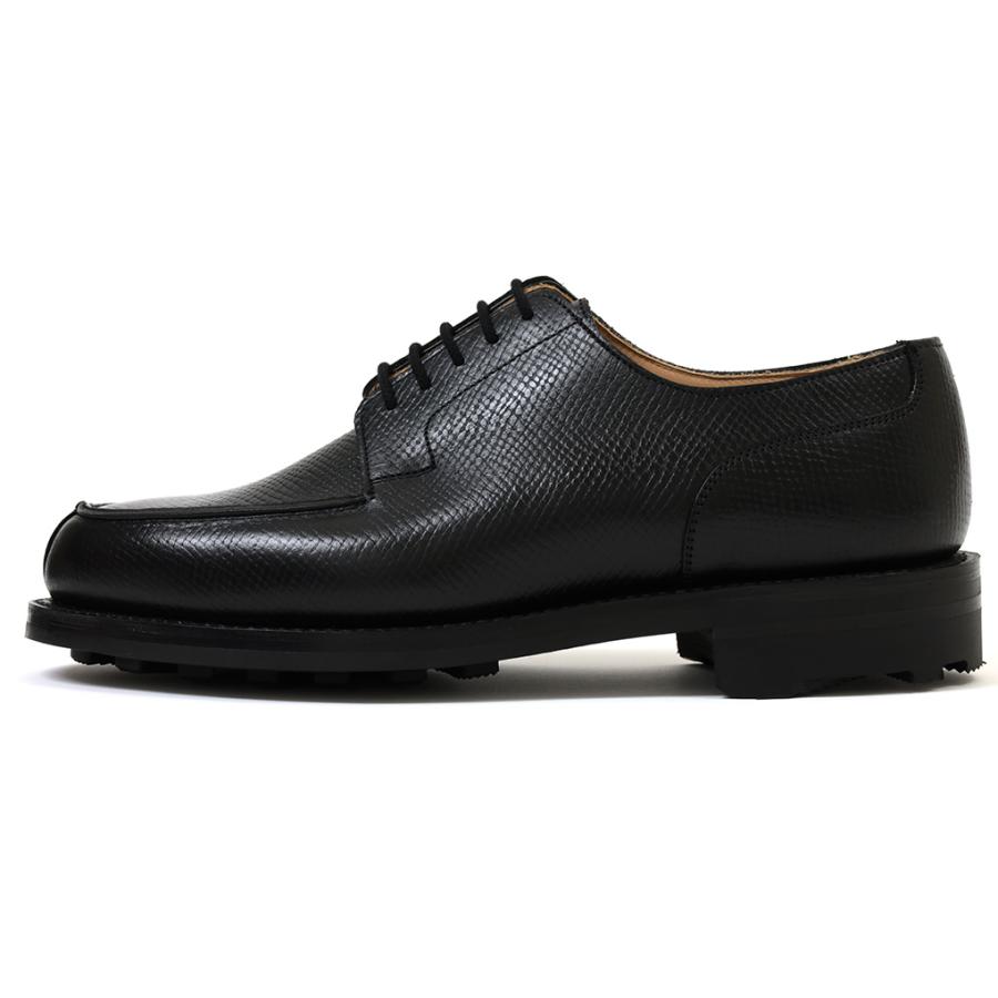 Crockett&Jones BARNEY UK7E 317ラスト Uチップ 黒 クロケット＆ジョーンズ Uチップ バスロウ ブラック ハッチグレイン