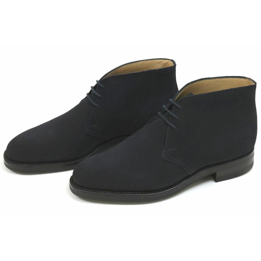 良品】クロケットアンドジョーンズ CHILTERN チャッカ 黒 7E 英国  