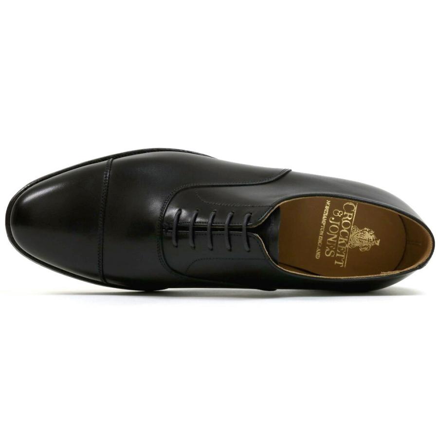 クロケット＆ジョーンズ　ストレートチップ　コノート　ブラックカーフ（CROCKETT&JONES　CONNAUGHT　BLACK　CALF）の画像