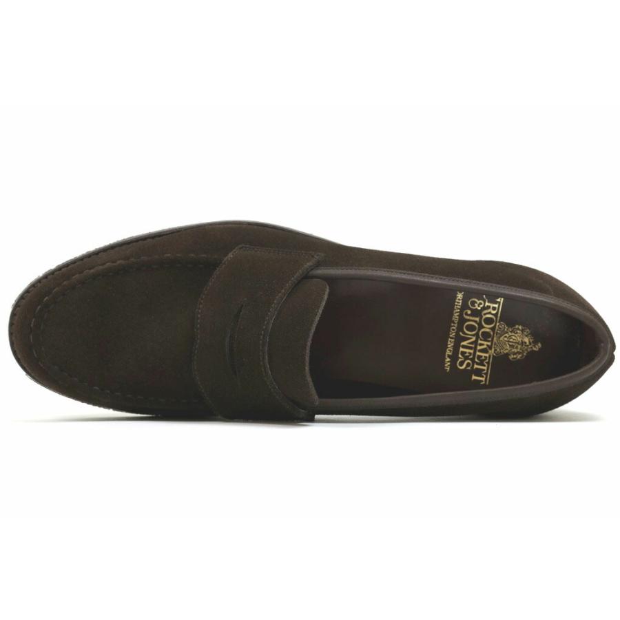 クロケット＆ジョーンズ　ハーバード２　ダークブラウンスエード　シティソール（CROCKETT&JONES　HARVARD2　DARKBROWN　SUEDE　CITY）の画像