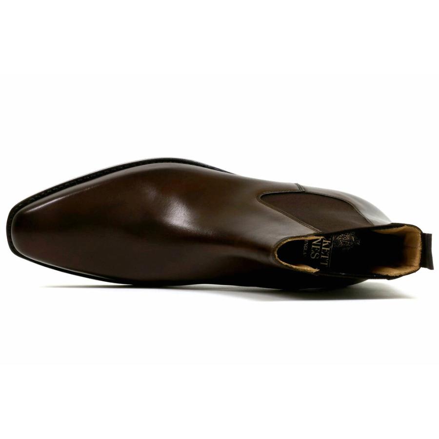 クロケット＆ジョーンズ　サイドゴアブーツ　リングフィールド　ダークブラウン　バーニッシュカーフ　CROCKETT&JONES LINGFIELD DARK BROWN BURNISH CALFの画像