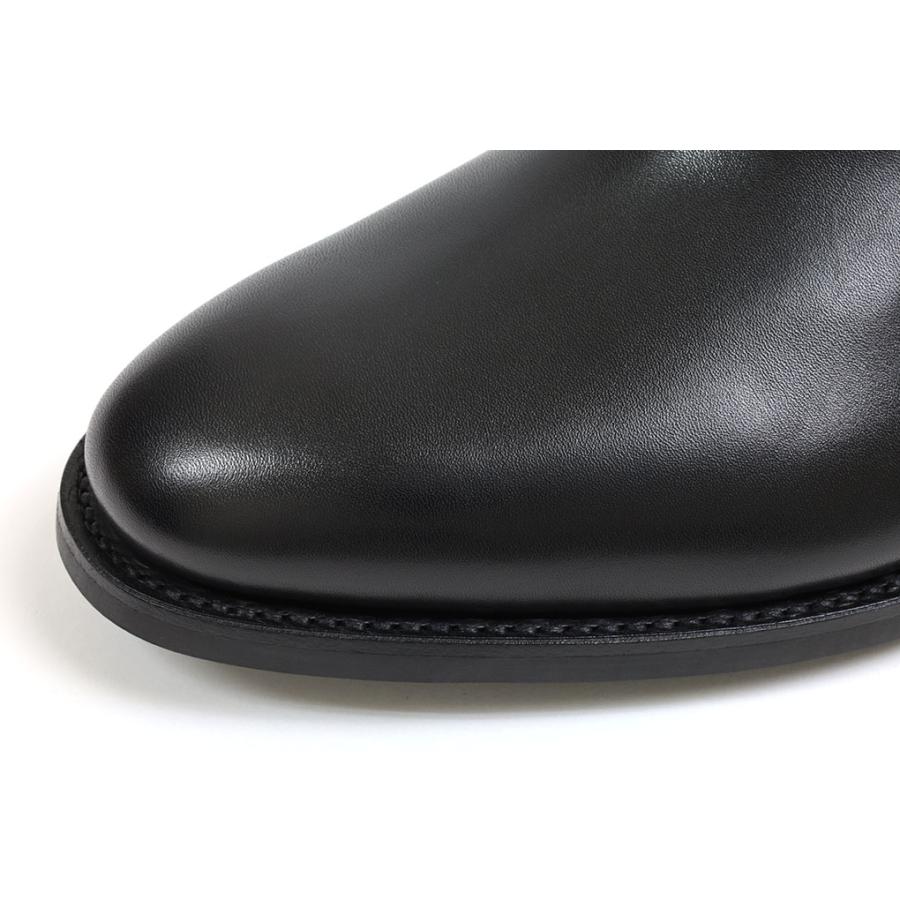 クロケット＆ジョーンズ チャッカブーツ アップトン ブラックカーフ