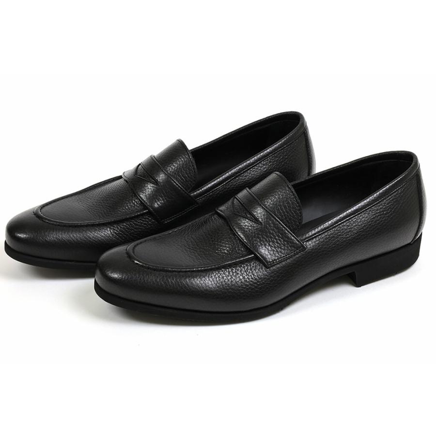 【値下げ】極美品／FERRANTE（フェランテ）ISEO／ブラック／サイズ8 フェランテ コインローファー イセオ ブラック FERRANTE ISEO