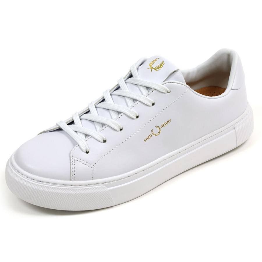 新品未使用　FREDPERRY B5310 ホワイトスニーカー　メンズ　レザー フレッドペリー レザースニーカー ホワイト FRED PERRY B71 LEATHER