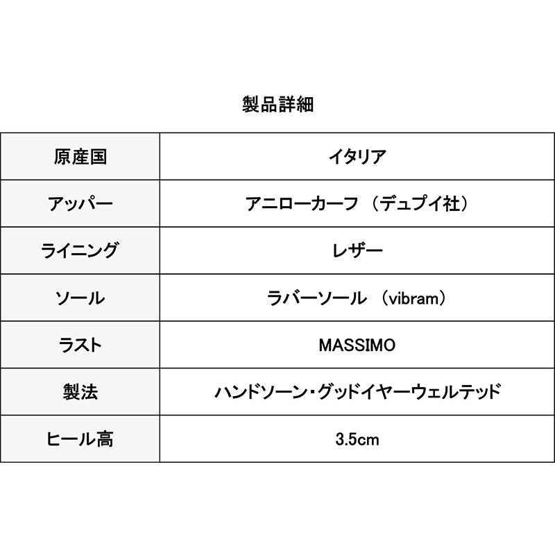 フラテッリ ジャコメッティ ウィングチップ アニロー ブラック F