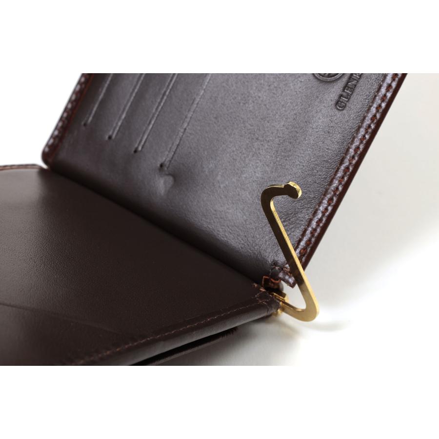 グレンロイヤル マネークリップ コードバン バーガンディ GLENROYAL