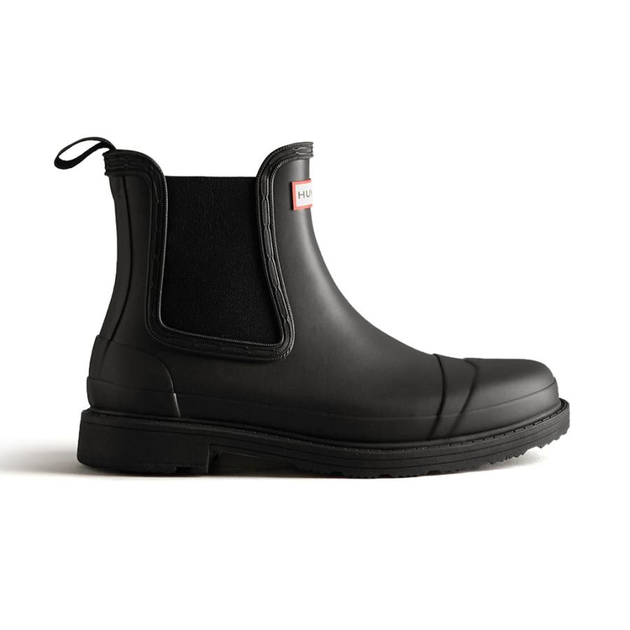 季節のおすすめ商品 ハンター ウーマンズ コマンド チェルシーブーツ ブラック Hunter Womens Commando Chelsea Boots Wfs1018rma Blk レインブーツ サイズ Uk5 24 0cm Kineperformance Fr