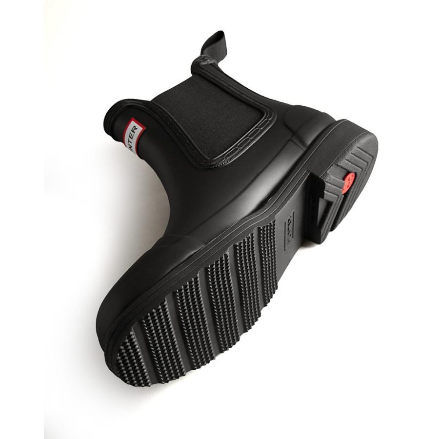季節のおすすめ商品 ハンター ウーマンズ コマンド チェルシーブーツ ブラック Hunter Womens Commando Chelsea Boots Wfs1018rma Blk レインブーツ サイズ Uk5 24 0cm Kineperformance Fr