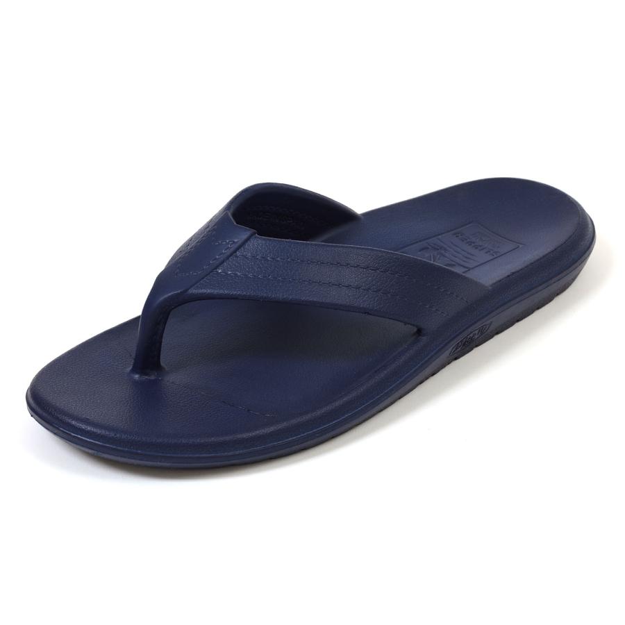 【美品/1回使用】アイランドスリッパ ボーダー ネイビー 8 (26cm) アイランドスリッパ EVAPT202 ネイビー ISLAND SLIPPER EVAPT202 NAVY