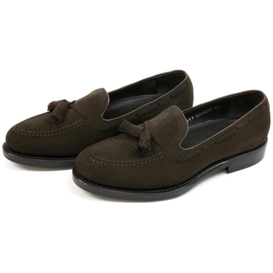 ジャラン スリウァヤ タッセルローファー ダークブラウンスエード