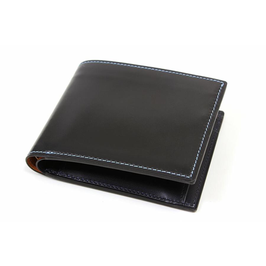 新品未使用 K.T.ルイストン 財布 コードバン 長財布 ネイビー