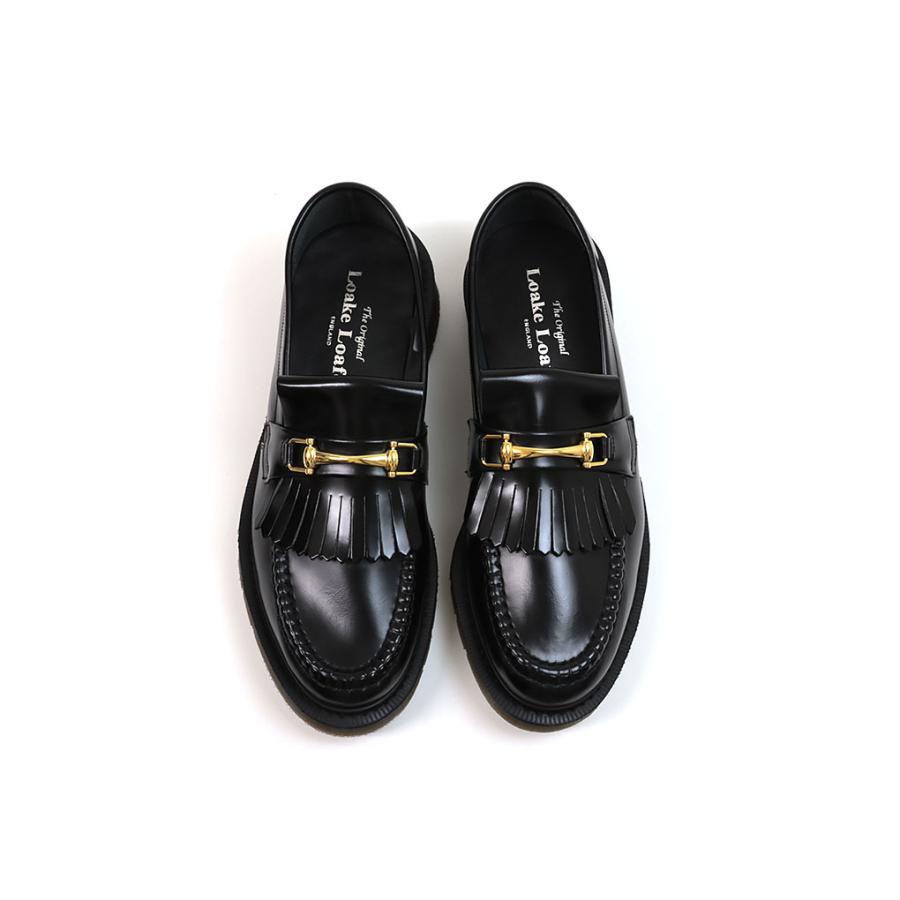 ローク ビットローファー ブラック ガラスレザー（Loake 626BT BLACK