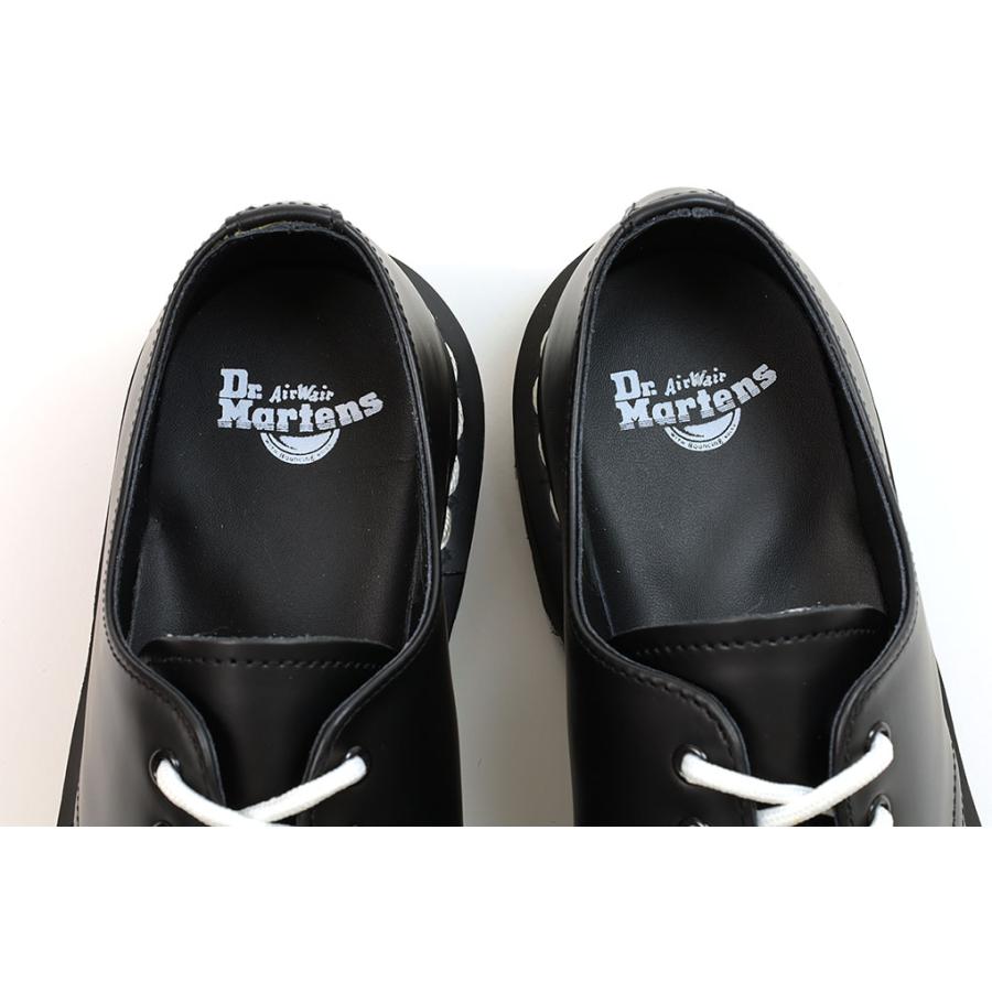 ドクターマーチン　1461 WhiteStitch 3ホール　ブラック　UK7 1461 ジップ ベックス ホワイトステッチ 3 ホール シューズ