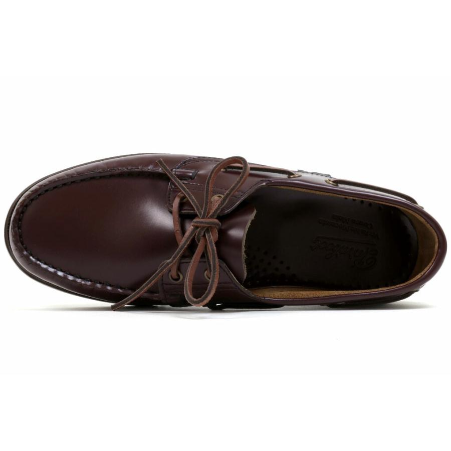 パラブーツ デッキシューズ バース ガラスレザー ボルドー （Paraboot