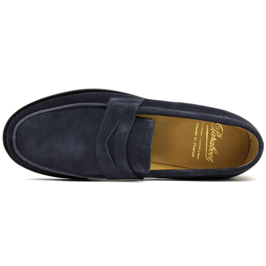 パラブーツ ローファー ダックス ネイビースエード （Paraboot DAX VEL