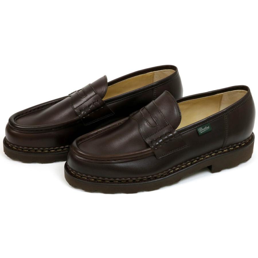 パラブーツ PARABOOT REIMS CAFE UK8 ランス カフェ パラブーツ ランス カフェ （Paraboot REIMS MARRON-LIS CAFE