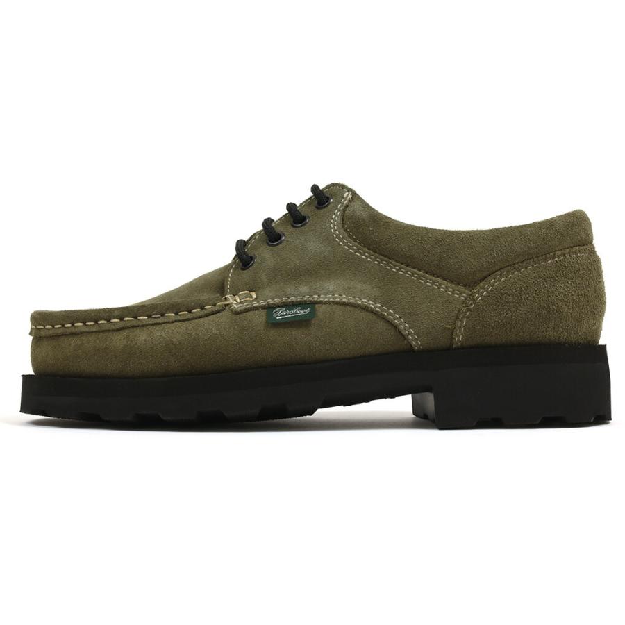 パラブーツ ティエール オリーブスエード Paraboot THIERS NOIRE-VEL
