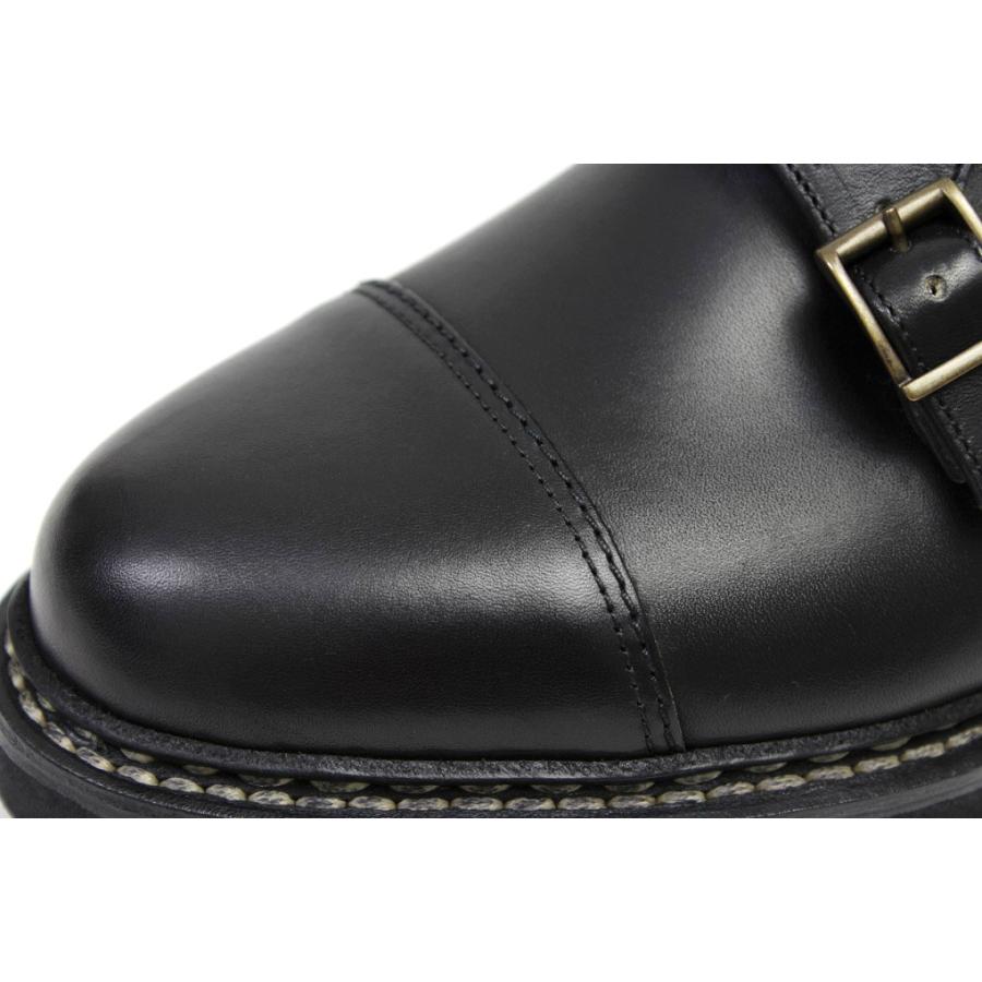パラブーツ　ダブルモンク　ウィリアム　ブラック　（Paraboot　WILLIAM　NOIRE-LIS　NOIR）の画像
