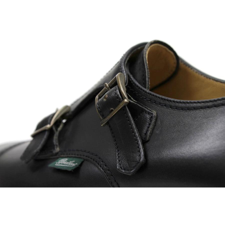 パラブーツ　ダブルモンク　ウィリアム　ブラック　（Paraboot　WILLIAM　NOIRE-LIS　NOIR）の画像