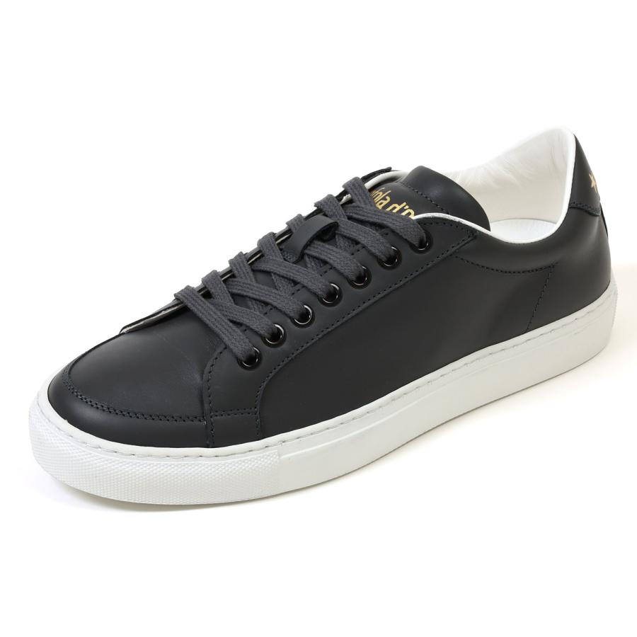 パントフォラドーロ レザースニーカー グレー Pantofola d'Oro TSL20