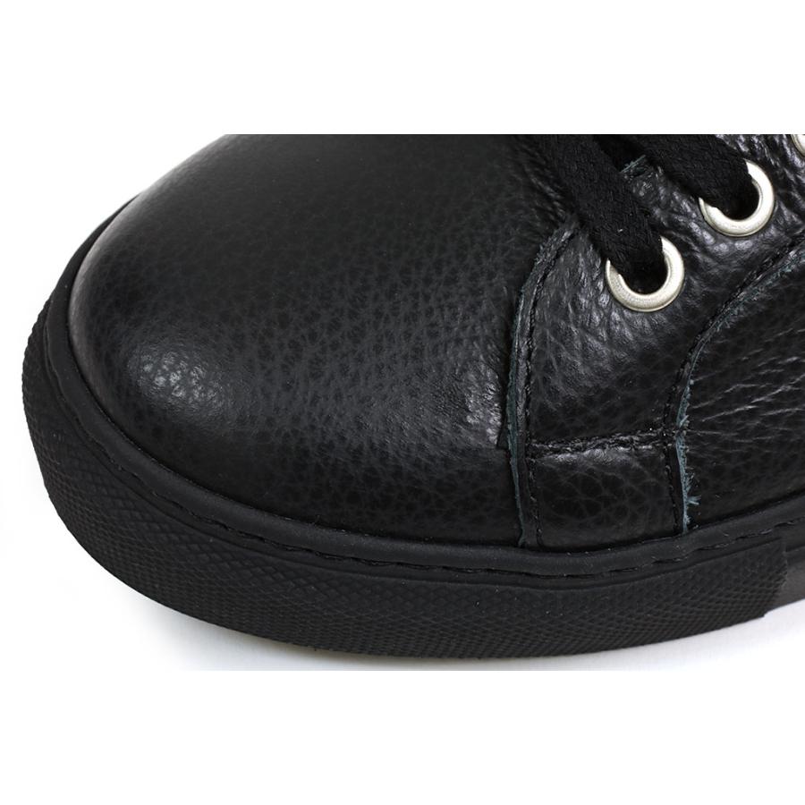 パントフォラドーロ レザースニーカー ブラック Pantofola d'Oro TSL45