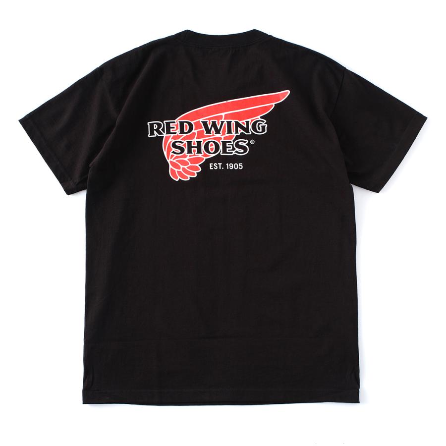 97611 Redwing ロゴ Yahoo シャツ Redwing ロゴ レッドウィング 半袖Tシャツ メンズ ロゴTシャツ RED WING 97611