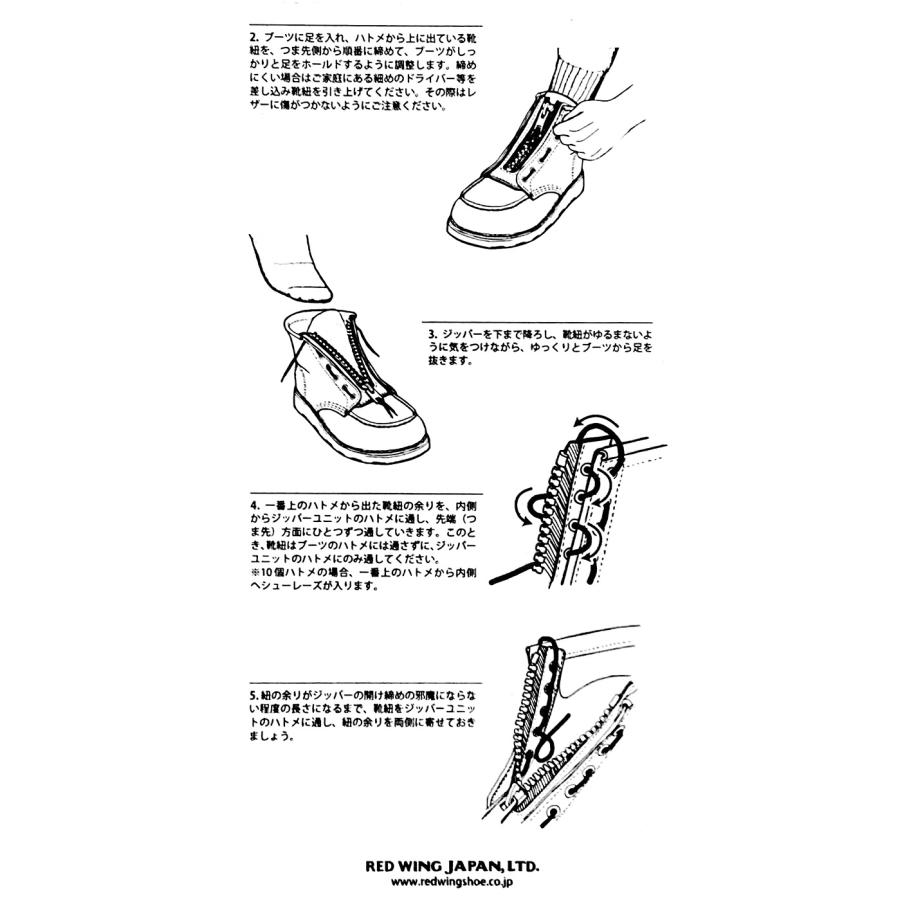 REDWING BOOTS LEATHER ZIPPER UNIT (レッドウィング ブーツ REDWING BOOTS LEATHER ZIPPER UNIT (レッドウィング ブーツ