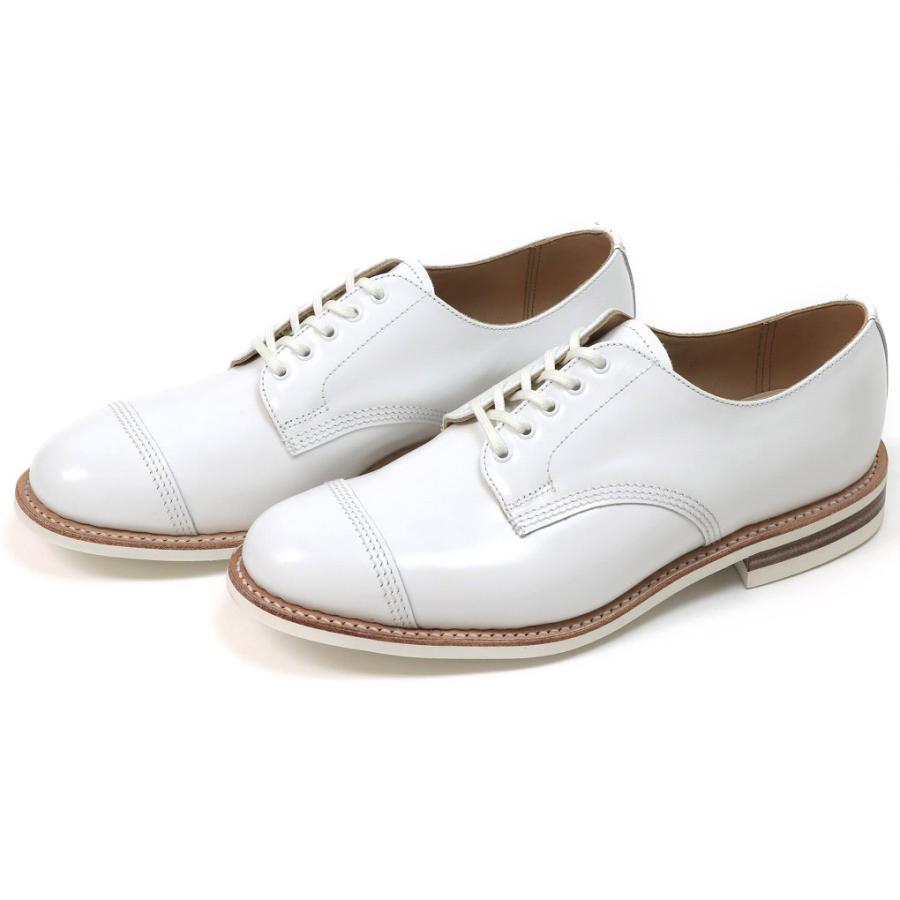 サンダース　ミリタリー　ダービーシュー　ホワイト　（Sanders　#1680M　Derby　Shoe　White）  :sanders-1680m-white:CRISPIN-クリスピン - 通販 - Yahoo!ショッピング