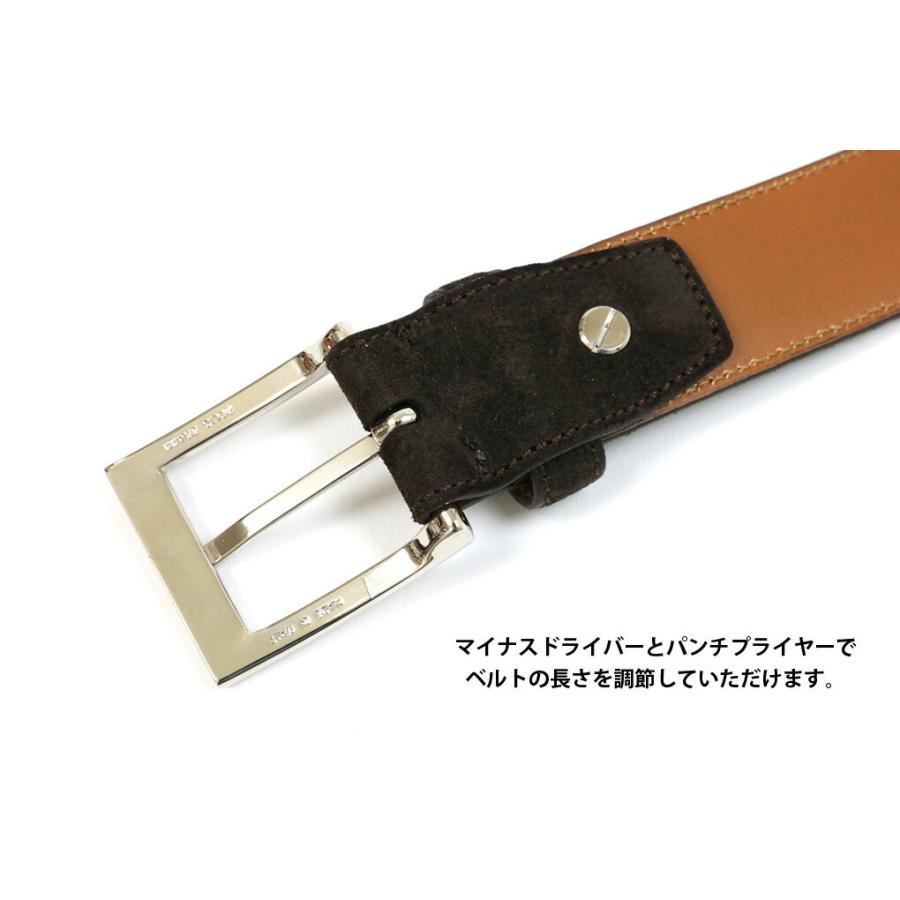 TLB ドレスベルト 30mm イルチア カストリーノ ダークブラウン