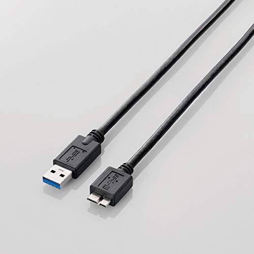 【送料無料】エレコム USB3.0ケーブル(A-microB) 0.5m ELECOM USB3-AMB05BK/RS ブラック (管理コード218mayC)｜cristar｜02