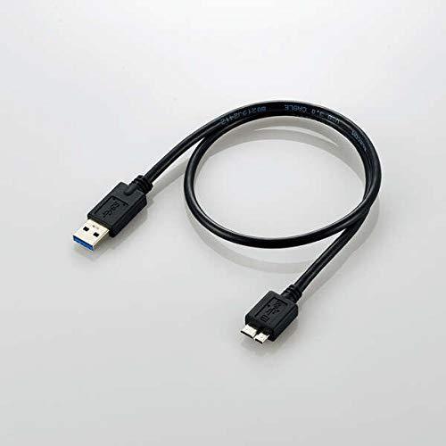 【送料無料】エレコム USB3.0ケーブル(A-microB) 0.5m ELECOM USB3-AMB05BK/RS ブラック (管理コード218mayC)｜cristar｜03