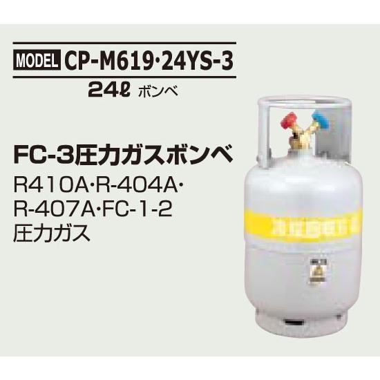 デンゲン 標準回収ボンベ(フロートセンサー付) CP-M61924YS-3