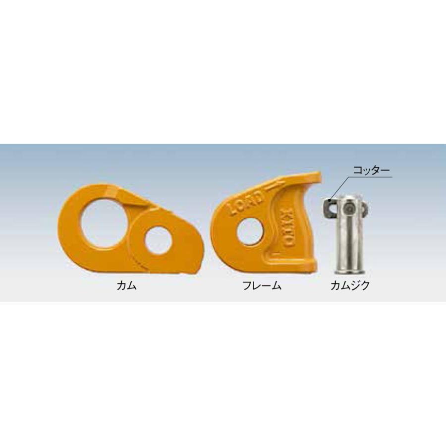 キトー KITO キトークリップ 定格荷重0.75t ワイヤ径8〜10mm用