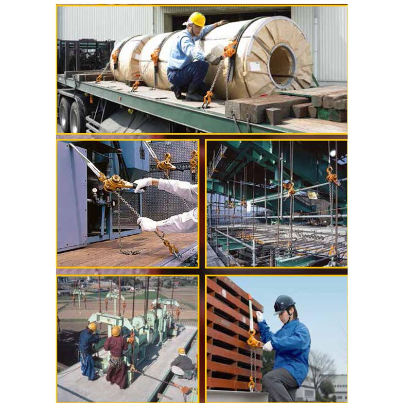 最大91%OFFクーポンキトー KITO レバーブロックL5形 標準揚程1.5ｍ