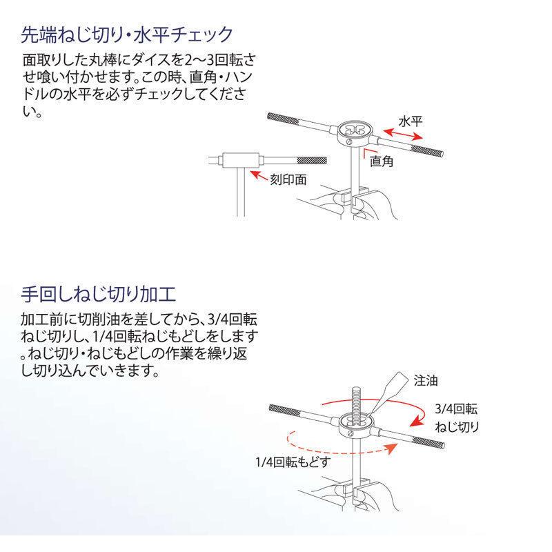 ライト精機 丸ダイス ねじ径:M4 ピッチ:1.0 38径 ケース品 ライト精機 丸ダイス ねじ径:M4 ピッチ:1.0 38径 ケース品