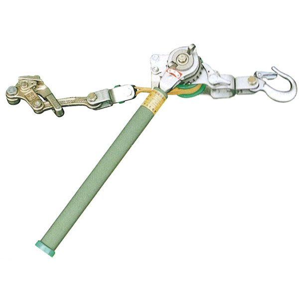 永木精機 NAGAKI　ハルー張線器　カバー付　ベルト式 3型ナイロン　5kN用(0.5TON用)　N-500A