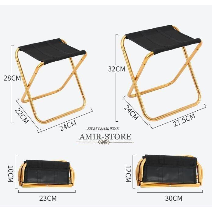 軽量アウトドア チェアー 折りたたみ 簡易イス コンパクト ポケットに 折り畳みチェア キャンプ用品 釣り用 小型椅子 耐荷重100｜crn-st｜03