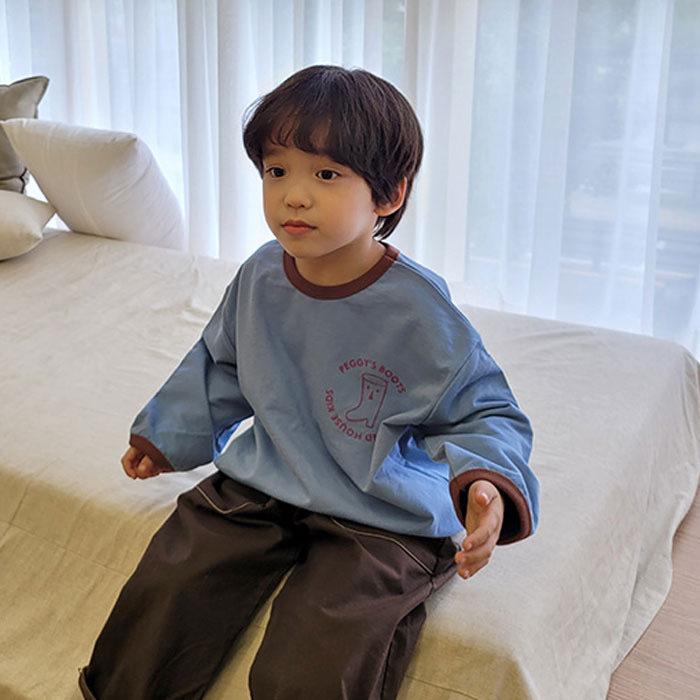 トレーナー スウェット 韓国子供服 プリントトレーナー くすみカラー 韓国 子供服 韓国子ども服 男の子 女の子 コットン キッズ ベビー ファッショ Cr W 通販 Yahoo ショッピング